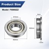 Unique Bargains Chrome Steel Durable Multipurpose Use Flanged Ball Bearing - 3 of 4