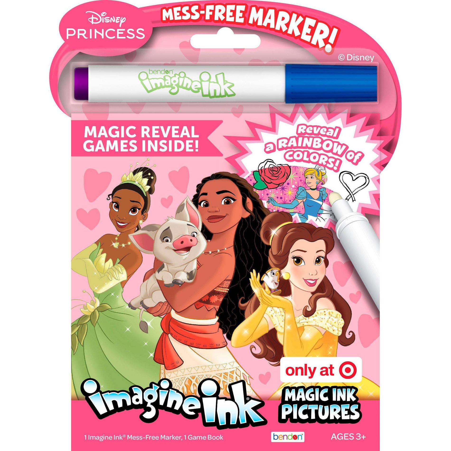 Disney Princess Valentine's Day Imagine Ink Book