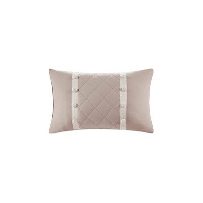 Ivory and Khaki Cotton Diamond Quilted Daybed Set