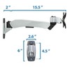 Mount-It! Full Motion Adjustable Single Monitor Wall Mount | Tilt, Rotate, Swivel Arm Wall Mount Stand | Fits Up to 32 in. Screens - 3 of 4