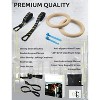 Adjustable Pull Up Rings Set, Wooden Gymnastic Rings for Bodyweight Fitness Training & Home Gym - 4 of 4