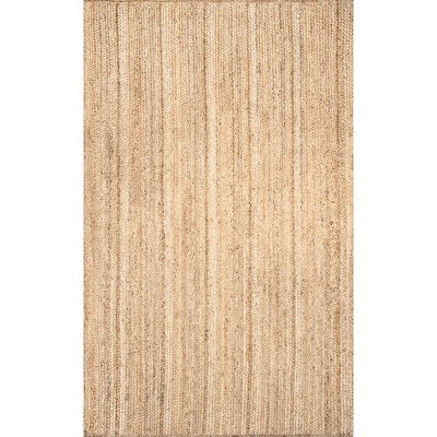 Nuloom Hand Woven Farmhouse Jute Indoor Area Rug