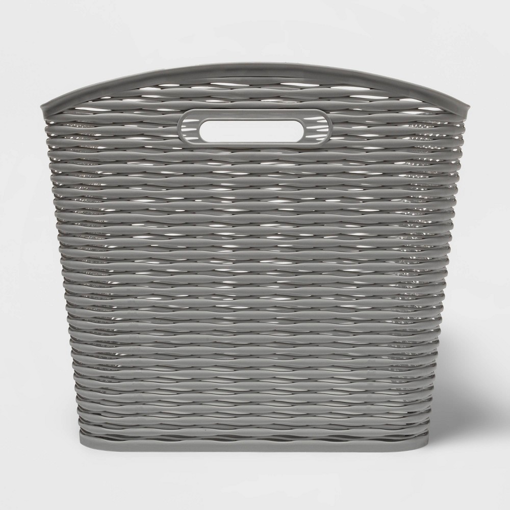 Wave XL Curved Storage Bin Gray - Room Essentials