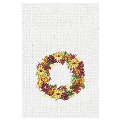 C&F Home Fruit Wreath Waffle Weave Kitchen Towel