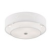 Livex Lighting Claremont 4 - Light Semi-Flush Mount in  Brushed Nickel - 4 of 4