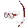 Hawaii Divers Manta Ray Adult Snorkel Combo – Red (Unisex) - 2 of 4