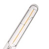 DORESshop T30 LED Tubular Bulb,Vintage Filament Design, 4W (40W Equivalent), Warm White 2700K, Dimmable, E26 Base, (4-Pack) - 4 of 4