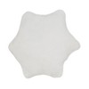 Saro Lifestyle Crystal Frost Snowflake Poly Filled Throw Pillow, 16"x18", White - 2 of 3