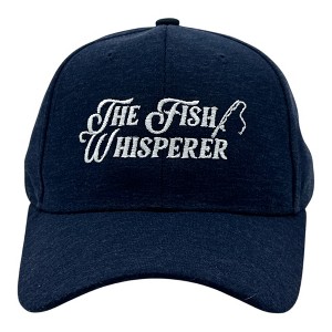 The Fish Whisperer Hat Funny Sarcastic Fishing Graphic Novelty Cap - Crazy Dog Hat For Fishers Navy Standard - 1 of 4