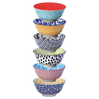24oz 6pk Porcelain Chelsea Cereal Bowls - Certified International