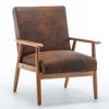 CENGHU Classic Mid-Century Modern Accent Chair, 25.38" Wide Living Room Chair, Upholstered Arm Chair for Living Room, Bedroom - 3 of 4