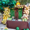 KatchOn, Large 13x8 Ft, Green and Brown Fringe Backdrop - Pack of 4 Football Streamers, Football Party Decorations - 2 of 4