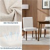 Upholstered Dining Chairs Set of 2, Modern Fabric Kitchen Side Chairs with Sturdy Wood Legs - 2 of 4