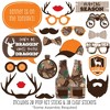 Big Dot of Happiness Gone Hunting - Deer Hunting Camo Baby Shower or Birthday Party Photo Booth Props Kit - 20 Count - 2 of 4