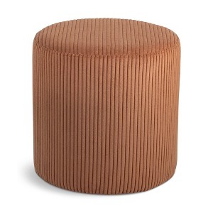 Meridian Furniture,Roy Microsuede Fabric Ottoman/Stool - 1 of 4