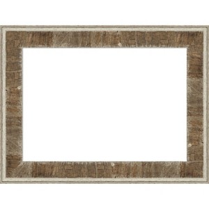 Amanti Art Farmhouse Brown Narrow Framed Dry Erase Magnetic Board - 1 of 4