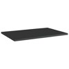 vidaXL Bookshelf Boards 8 pcs High Gloss Black 23.6"x15.7"x0.6" Engineered Wood - 2 of 4