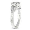 Pompeii3 2 1/5Ct Diamond Willow Lab Created Engagement Ring White, Yellow or Rose Gold - 3 of 4