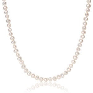 EVERLY JEWELRY | Sterling Silver 6-7mm Freshwater Cultured Pearl Necklace, 20-inch - 1 of 4