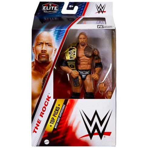 Wwe Elite Top Picks 2024 Wave 4 The Rock Action Figure : Target