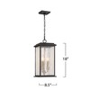 Artcraft Lighting Overbrook 1 - Light Flush Mount in  Black - 4 of 4