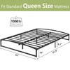 Low Bed Frame 6 Inch Heavy Duty Metal Platform Bed Frame Low Profile, Mattress Foundation, No Box Spring Needed - 2 of 4