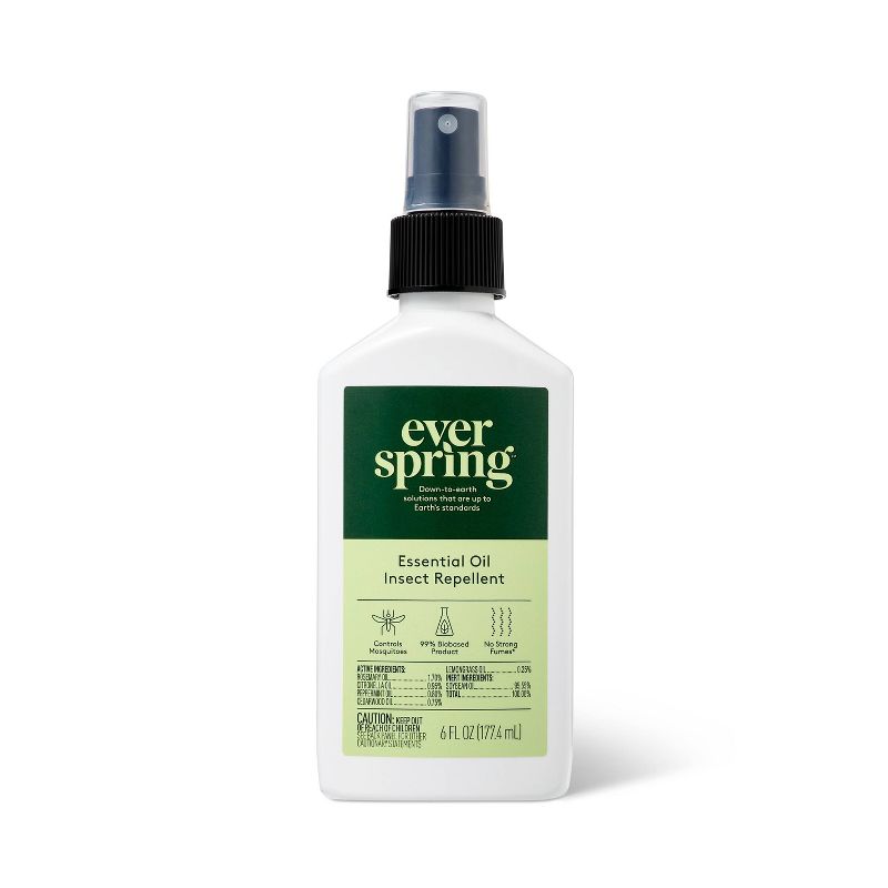 Essential Oil Insect Repellent Spray - 6 fl oz - Everspring&#8482;, 1 of 7