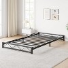 Metal Platform Bed Frame with Wavy Pattern, Mattress Foundation, Steel Slats Support, Easy Assembly, No Box Spring Needed - 3 of 4