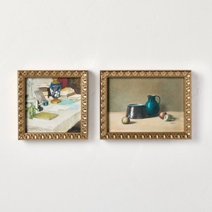 6"x6" and 6"x8" Table Still Life Framed Wall Art Set (No Glass) - Hearth & Hand™ with Magnolia - 1 of 3