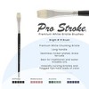 Creative Mark Pro Stroke Premium White Chungking Hog Bristle Artist Paint Brush - Bright - Natural Bristle Brush w/ Great Control Suitable for Oils, - 2 of 4