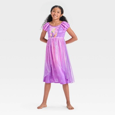 Girls' Tangled Rapunzel NightGown - Purple