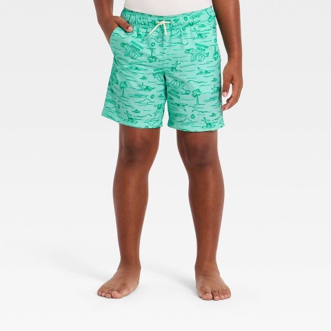 Cat & Jack Boys' Swim Trunks - Cat & Jack™ Green S