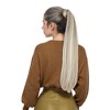 Alilang Straight Ponytail Extension - 24 Inch Long Straight Wrap Around Ponytail for Women Clip Ponytail Hair Extensions Synthetic - 2 of 4