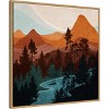 Amanti Art Nehir 01 by Emel Tunaboylu Framed Canvas Wall Art - 3 of 4
