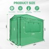 7.8x5.9 FT Walk-in Greenhouse, Instant Pop-up Greenhouse with Roll-Up Zippered Door & Side Windows, Indoor Outdoor Plant House for Garden Backyard - 3 of 4