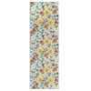 Floral Rug Modern Washable Living Room Rug Non Shedding Stain Resistant Farmhouse Soft Foldable Carpet - 3 of 4