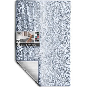 Hearth & Harbor Bathroom Rugs, Machine Washable Chenille Bath Mat for Bathroom - 1 of 4