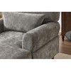 Ridstar Modern Indoor Upholstered Accent Chair with Backrest and Armrests for Bedroom, Living Room & Office-Grey - 3 of 4