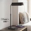 360 Lighting Harris 25 1/2" High Pharmacy Modern Desk Lamp USB Port AC Power Outlet Brown Bronze Finish Metal Single Home Office Living Room Charging - 2 of 4