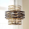Minka Lavery Dark Bronze Mosaic Gold Chandelier 30" Wide Modern 18-Light Fixture for Dining Room House Foyer Kitchen Entryway Home - 2 of 3