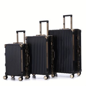 Vynxaria 3-Piece Luggage Set ¨C Stylish & Durable PC+Aluminum Frame with Password Lock - 1 of 4