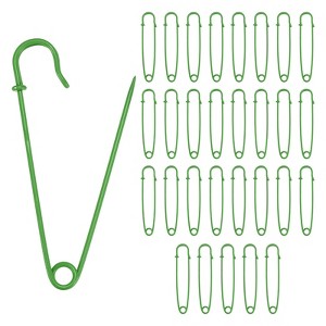 Unique Bargains Sewing Upholstery Spring Lock Blanket Bulk Large Safety Pins 30 Pcs - 1 of 4