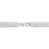 Black Bow Jewelry Men's 8.75mm, Sterling Silver Solid Herringbone Chain Necklace - 4 of 4