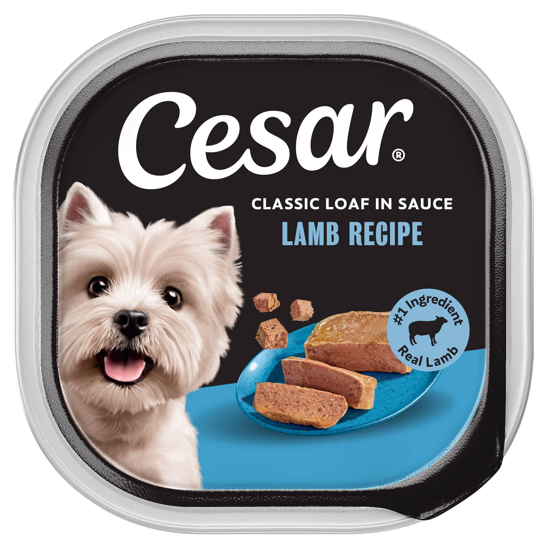 Cesar Classic Loaf in Sauce Lamb and Gravy Flavor Small Breed Wet Dog Food - 3.5oz