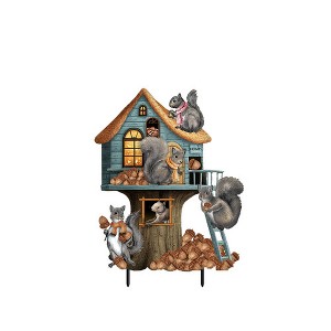 Briarwood Lane Fall Metal Art 26x15 Fall Welcome To the Nut House For Fall Metal Art - 1 of 2