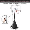 Basketball Hoop Outdoor 5.2-10Ft Portable, 47 Inch Shatterproof Backboard & Rebound Plate & Quick Adjustable Basketball Goal System for Kids/Adults - 2 of 4