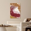 Art Remedy Burgundy and Cork Boho Abstract Wall Art Framed - 2 of 4