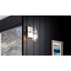 Urban Ambiance Luxury Vintage Wall Sconce 9.875''H x 4.5''W,  Brushed Nickel Finish,  Hedland Collection, UHP4060 - 2 of 4