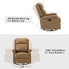 Irene 30.5" Wide Genuine Leather Manual Recliner with Rolled Arms Set of 2| ARTFUL LIVING DESIGN - 4 of 4