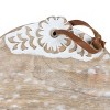 Small Round White Wood Cutting Board - 2 of 4